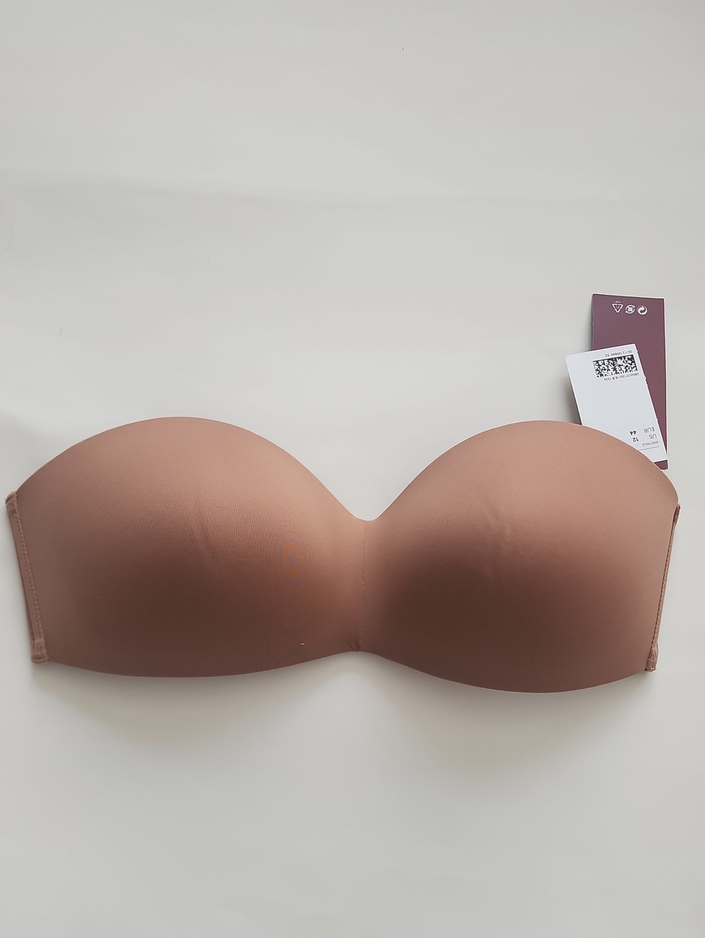 H&M Strapless Bandeau Bra in Dusty Rose